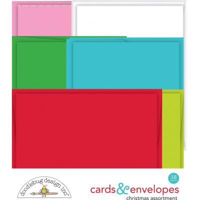 Doodlebug Let It Snow - Cards & Envelopes